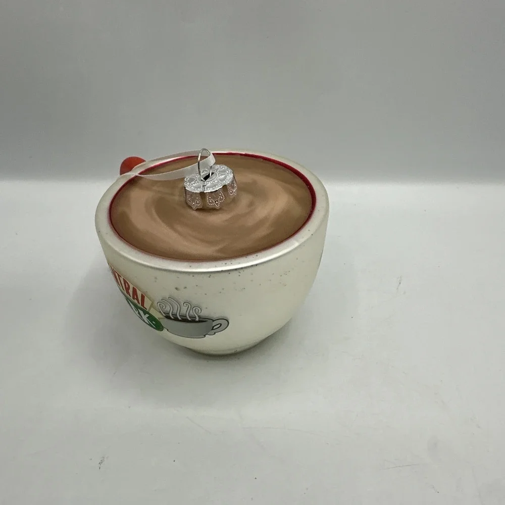 Hallmark Friends Central Perk Coffee Cup‎ Ceramic Holiday Christmas Ornament